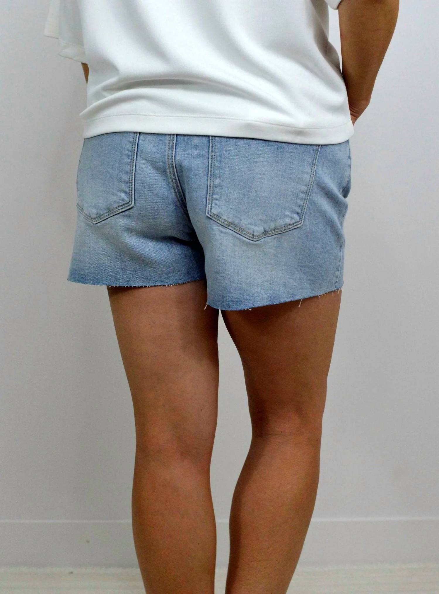 Risen - Relaxed Slouch Jean Shorts