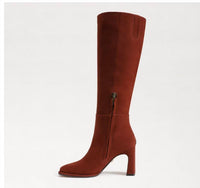 Sam Edelman Woman's Issabel Boots in brown suede - women's shoe - alternate view