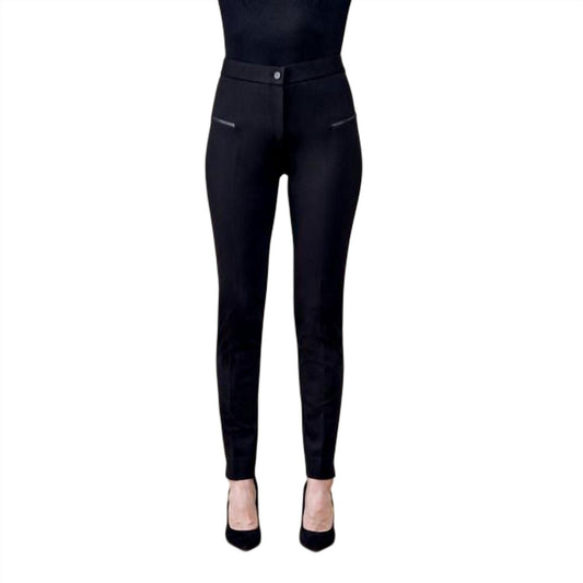 Insight - Scuba Pants With Slanted Zipper