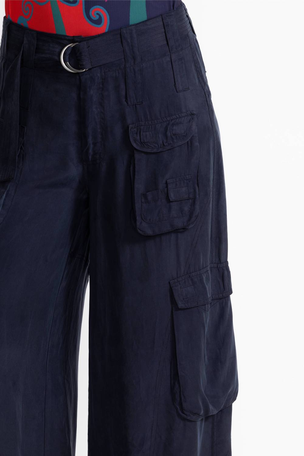 Johnny Was HAILEY CARGO PANT in blue nights - women's pants - view 4