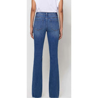 Vervet By Flying Monkey - Mid Rise Mini Flare Denim Jeans