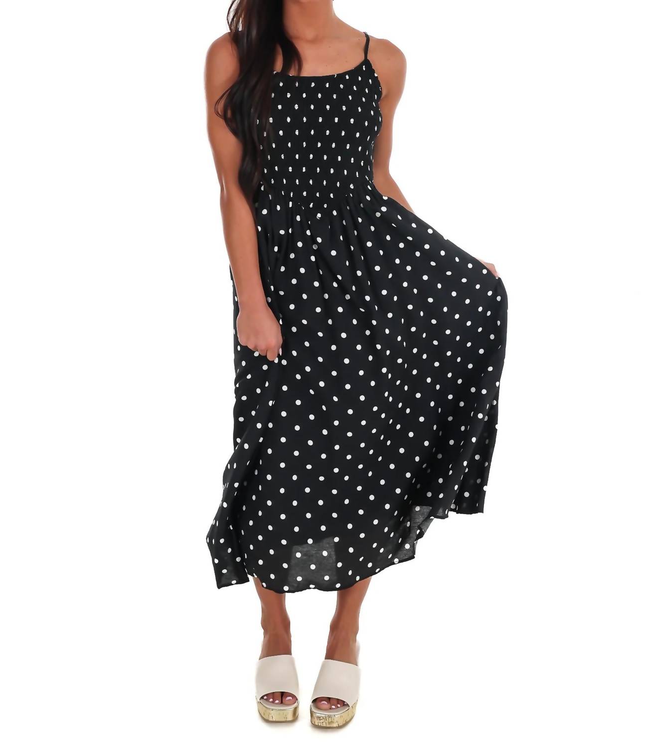 Blu Pepper - Women's Dottie Darling Midi Dress