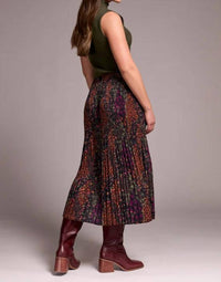 Tribal - Plisse Midi Skirt