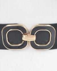 3Am By H&D Accessories - Women's Multi Metal Buckle Elastic Belt