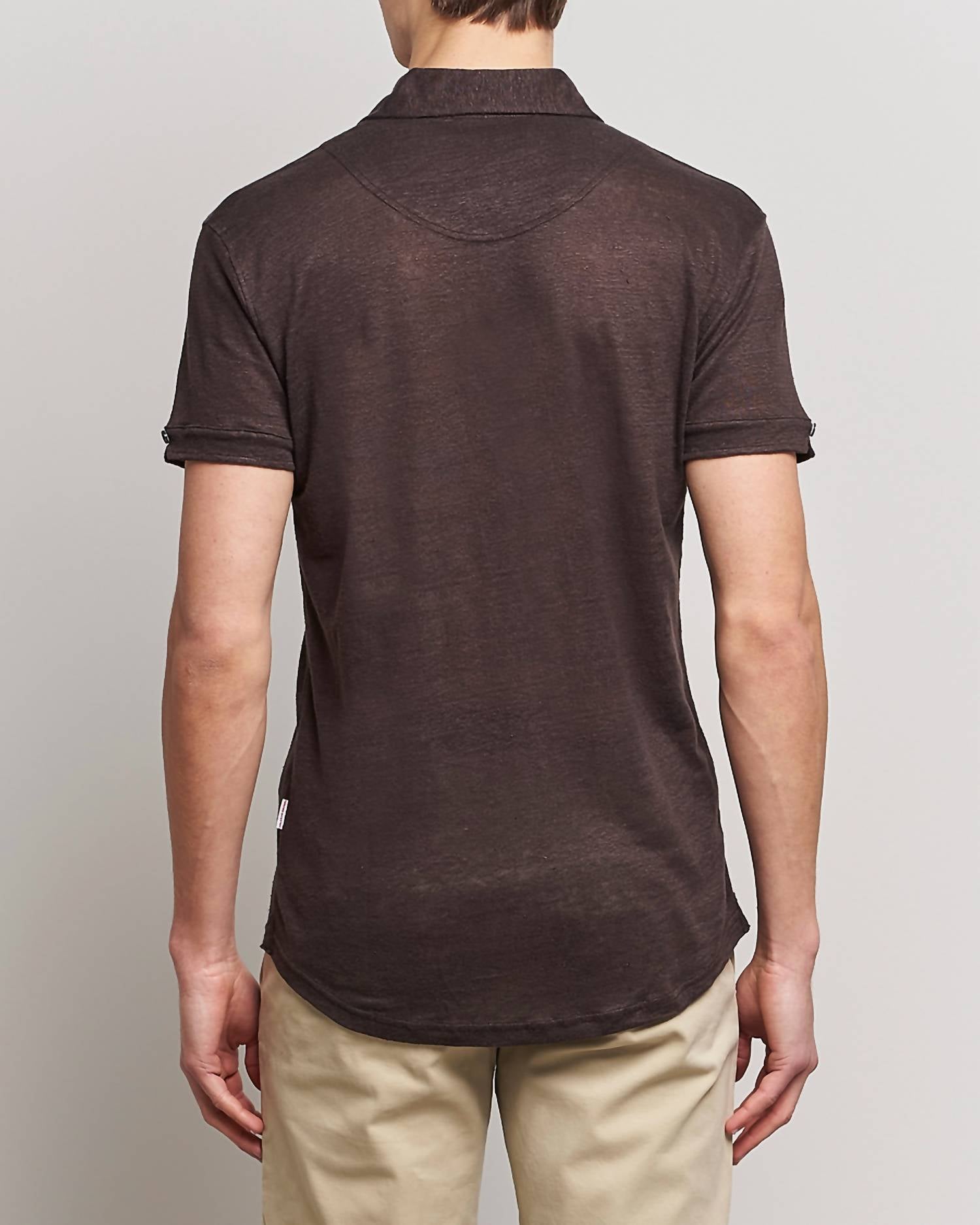 Orlebar Brown - Sebastian Linen Polo Shirt