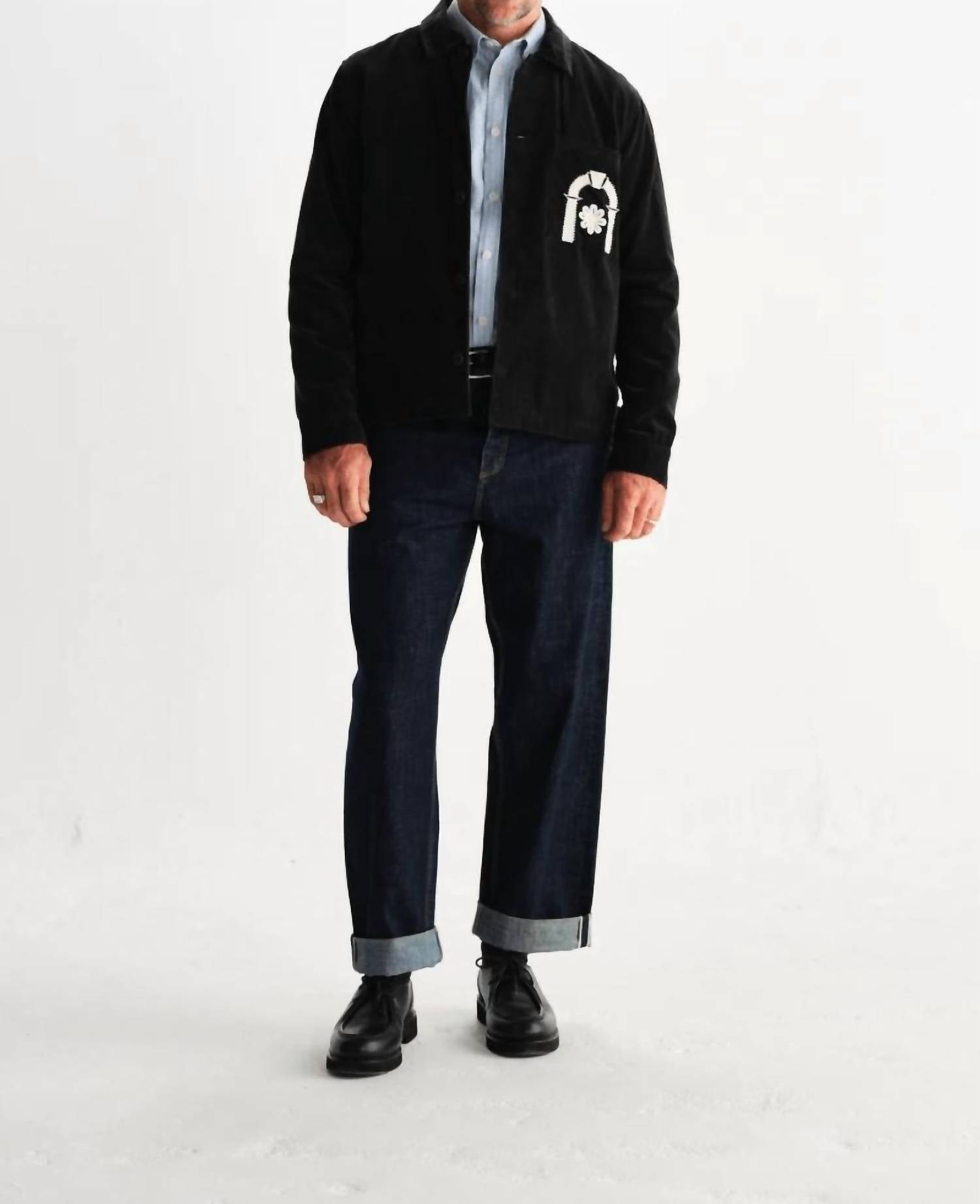 Wax London - Rockley Velvet Overshirt