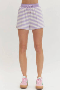 Entro - Stripe Lounge Shorts