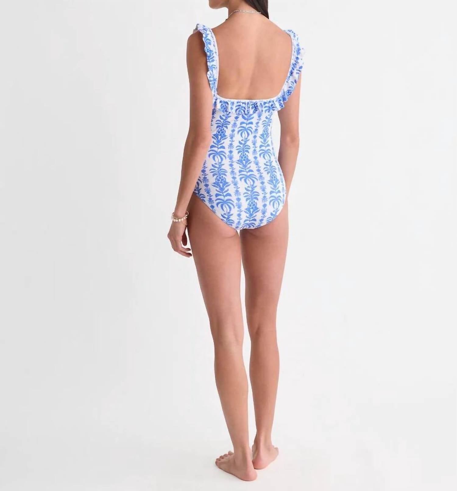 Vineyard Vines - Westerly Ruffle One-piece Swimsuit