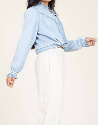 Suncoo - Lorena Denim Blouse