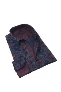 Eight X - Wave Design Button Down Shirt