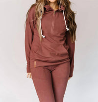 Ampersand Ave - Performance Fleece Halfzip Hoodie