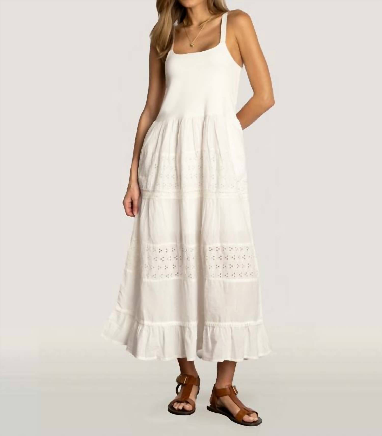 Dylan - Victoria Tank Eyelet Maxi Dress