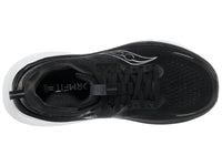 SAUCONY Women's Guide 18 Running Shoes in black white 2 - women's shoe - alternate view
