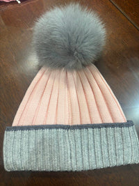 Mitchie's Matchings Fox hat in light grey - women's hat - detail view