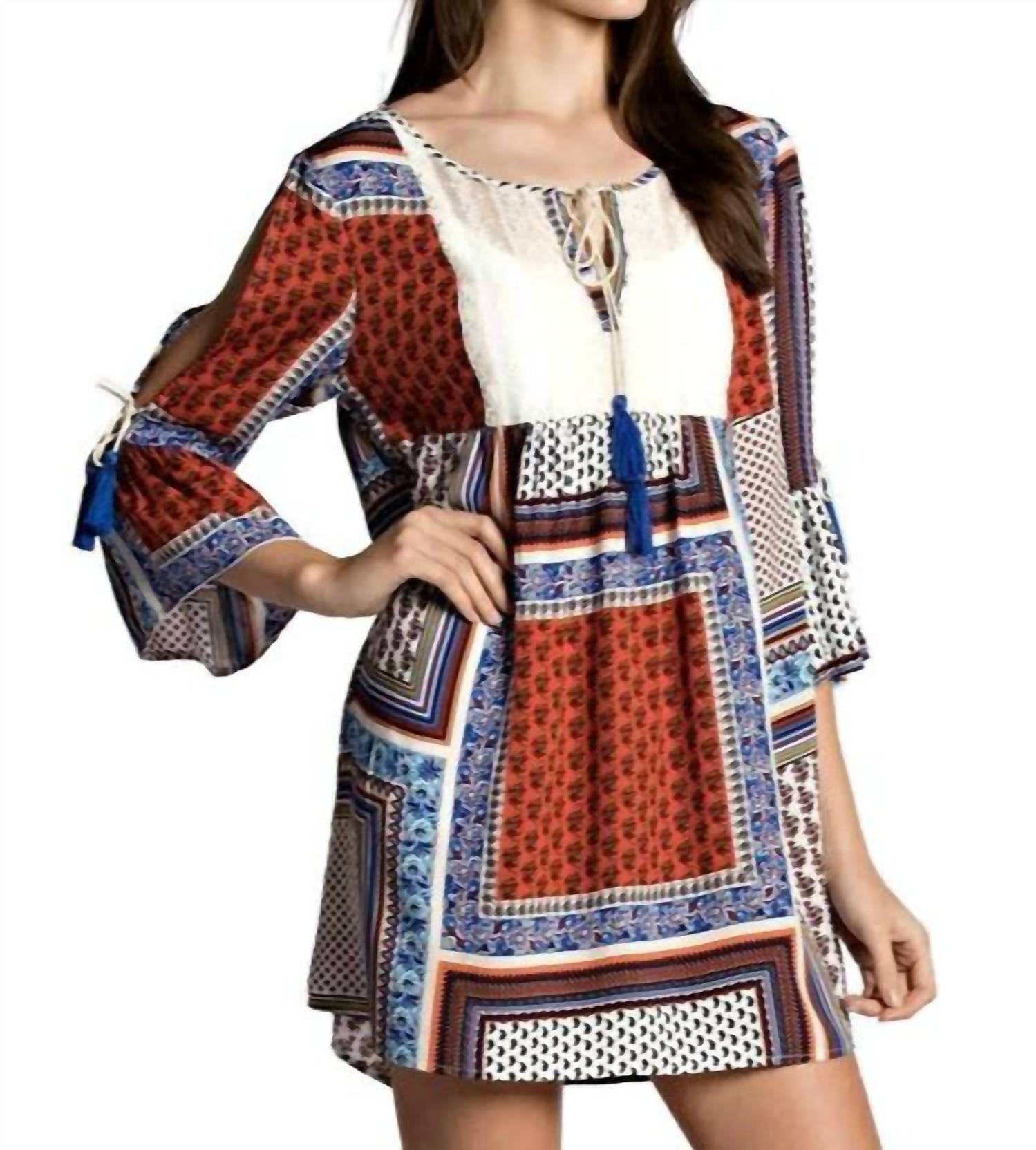 Kori - Tassel and Lace Dress