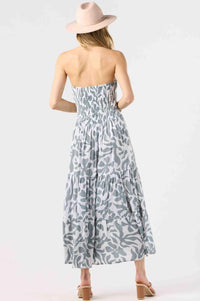 Tiare Hawaii Lei Dress in bora bora grey - women's dress - detail view