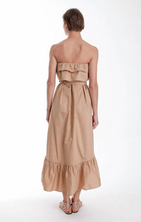 Karina Grimaldi - Priscilla Strapless Midi Dress