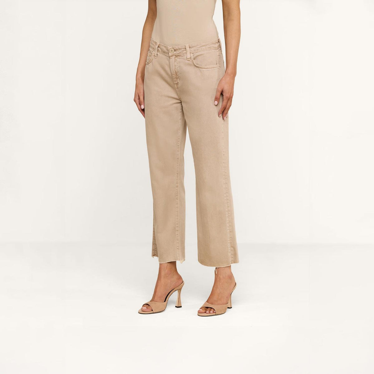 L'Agence - Wanda Crop Wide Leg Jeans