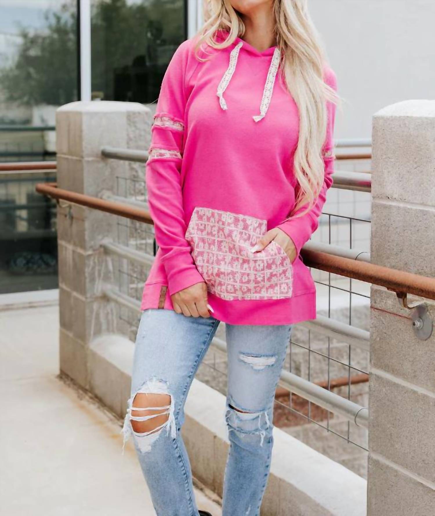 Ampersand Ave - Side Slit Hoodie