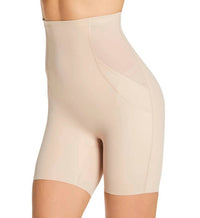 Miraclesuit Fit And Firm Hi Waist Bike Pants in beige - women's shorts