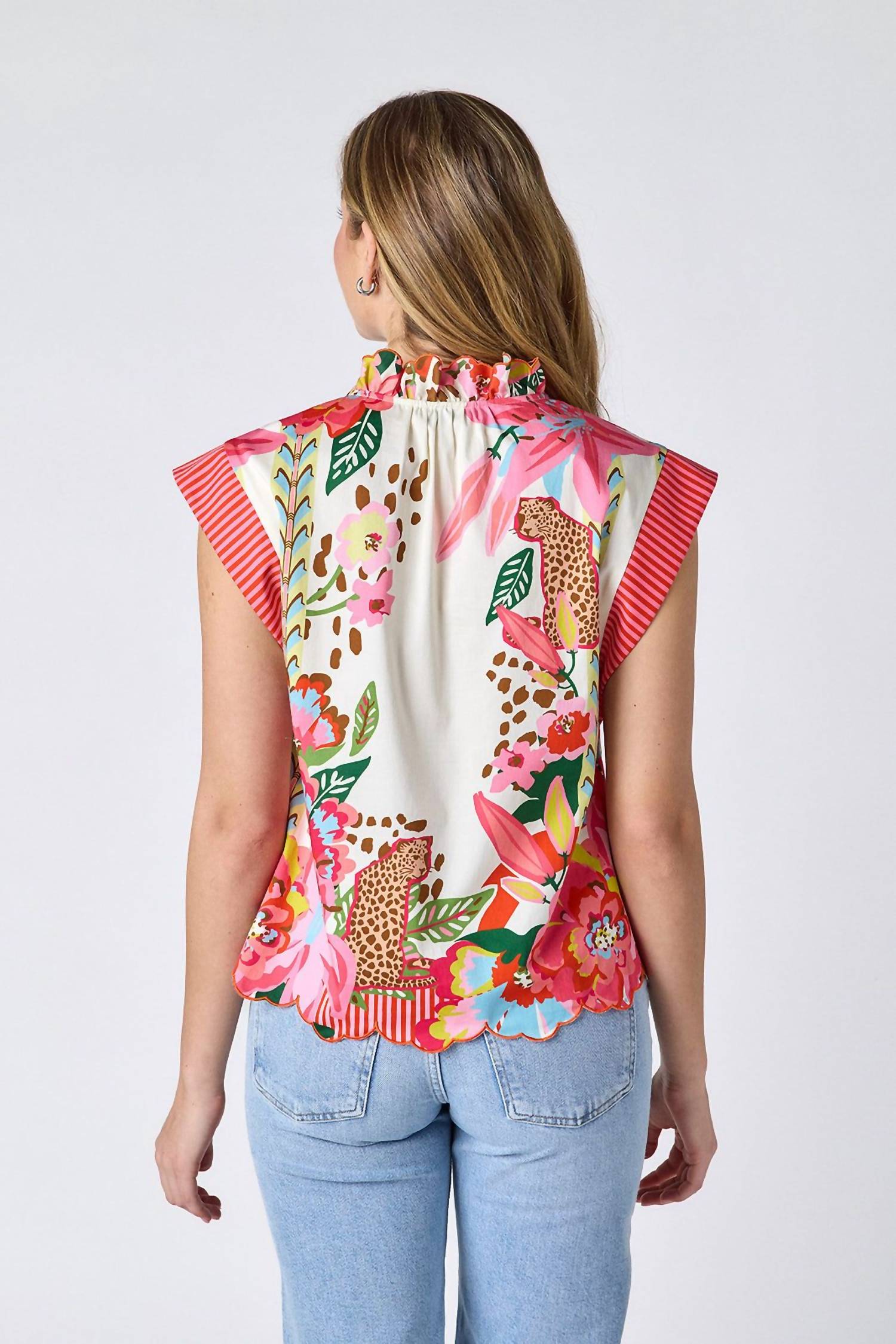 Crosby By Mollie Burch - Wild Lily Fritzy Top