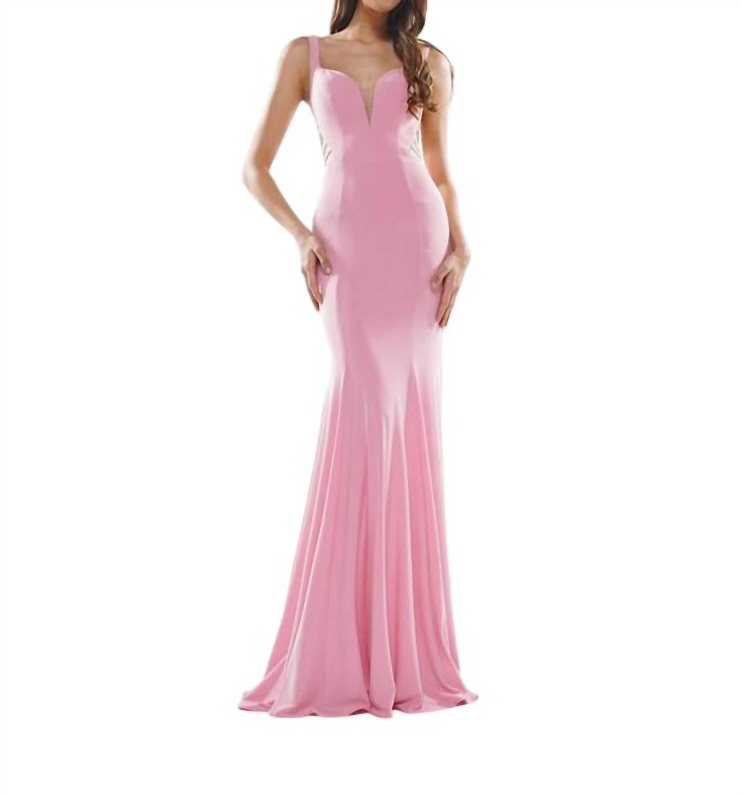 Colors Dress - Fitted Long Gown