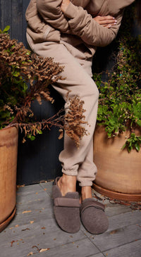 Roam - Women's Fuzzy Loafer Mule