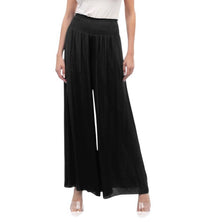 Naked Zebra - Smocked Waist Wide Leg Pant