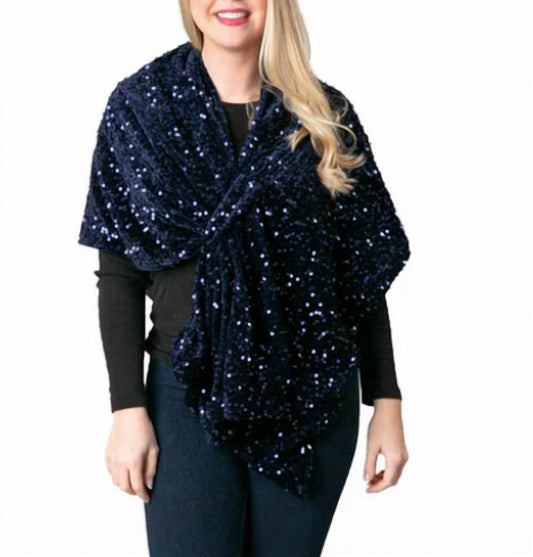 Top It Off - Krystal Sequins Keyhole Wraps