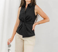 Greylin - Twist Front Shirt
