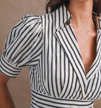 Faye Ellen - Bianca Stripe Midi Dress