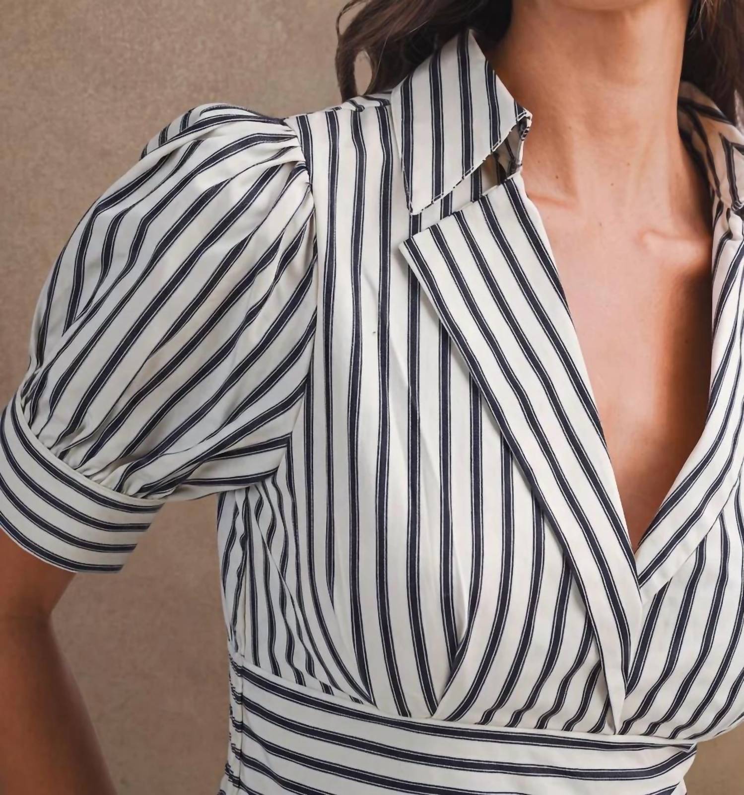 Faye Ellen - Bianca Stripe Midi Dress