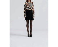 Malina - Women's Farrah Boucle Mini Skirt