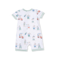 Angel Dear - Boys Shortie 2 Way Zipper Romper