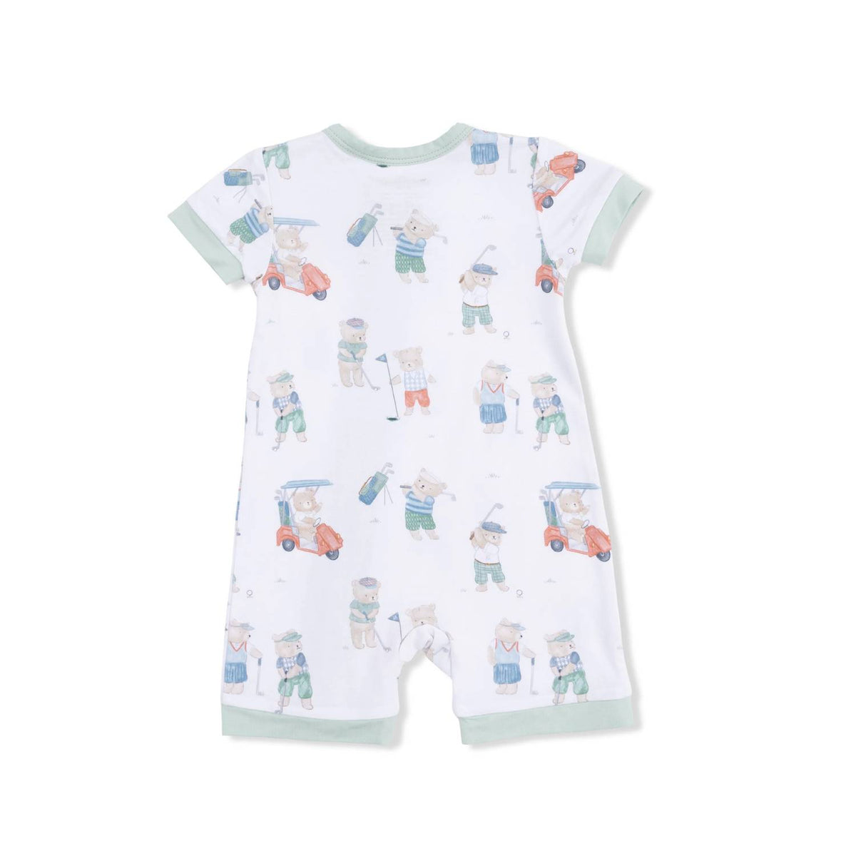 Angel Dear - Boys Shortie 2 Way Zipper Romper