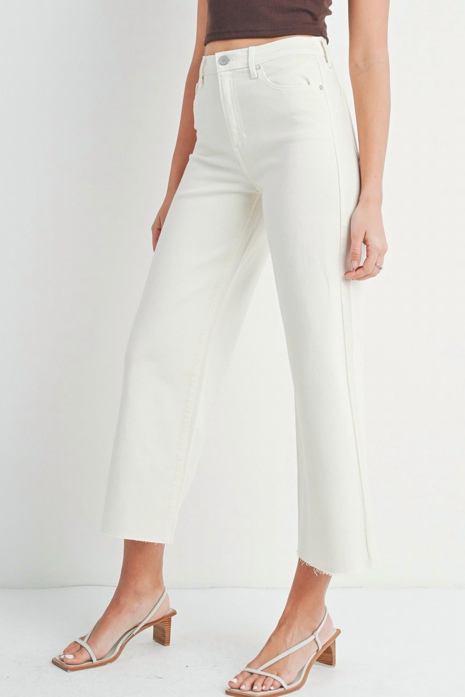 Just Black Denim - Scissor Cut Wide Leg Denim Pant