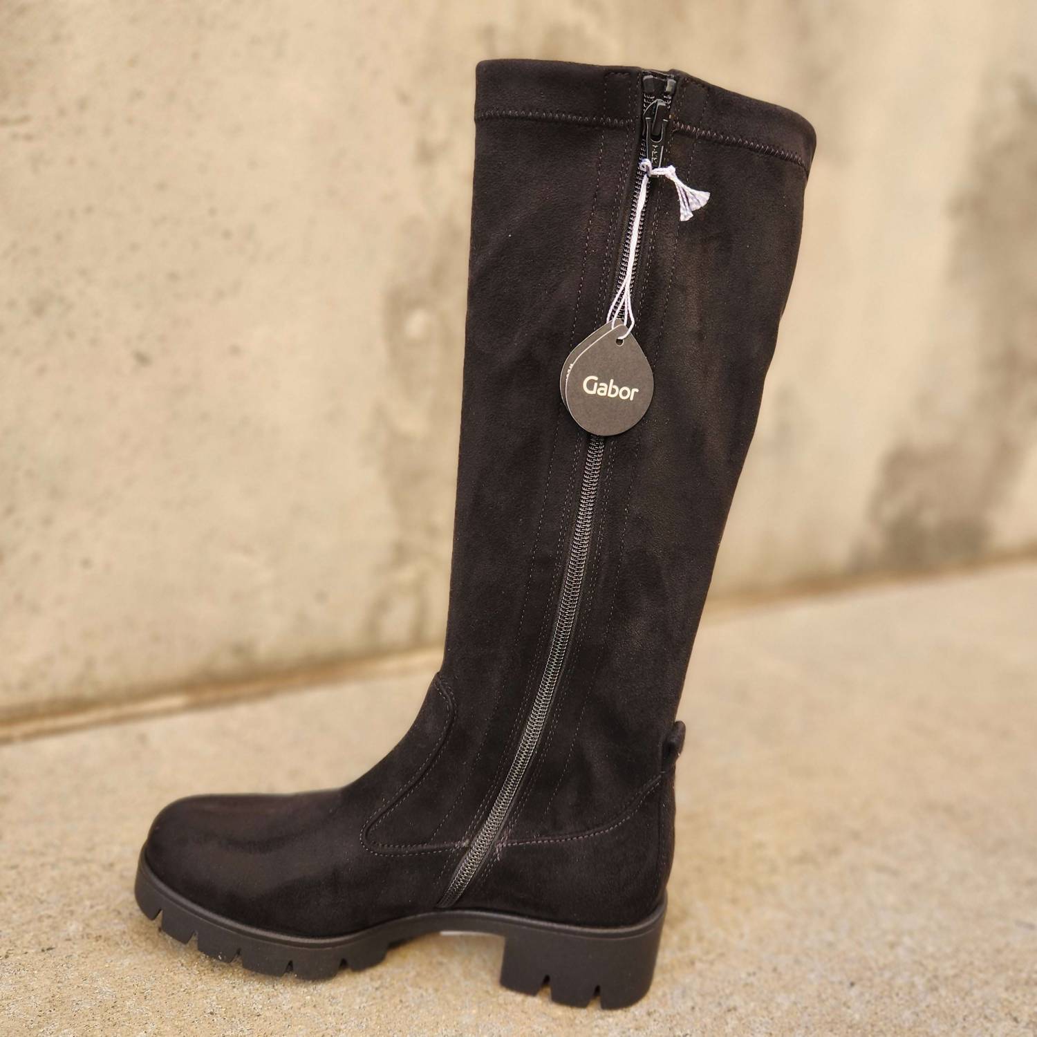 Gabor - Women's Suede High Calf Boots