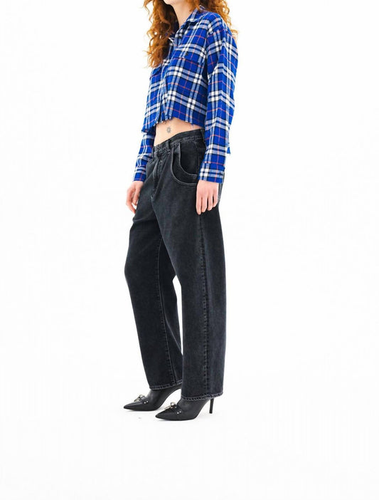 Askk Ny - Crosby Flannel Crop Shirt