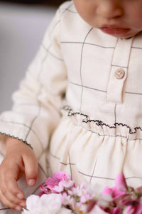 Eli & Nev - Girl's Check Patterned Dress