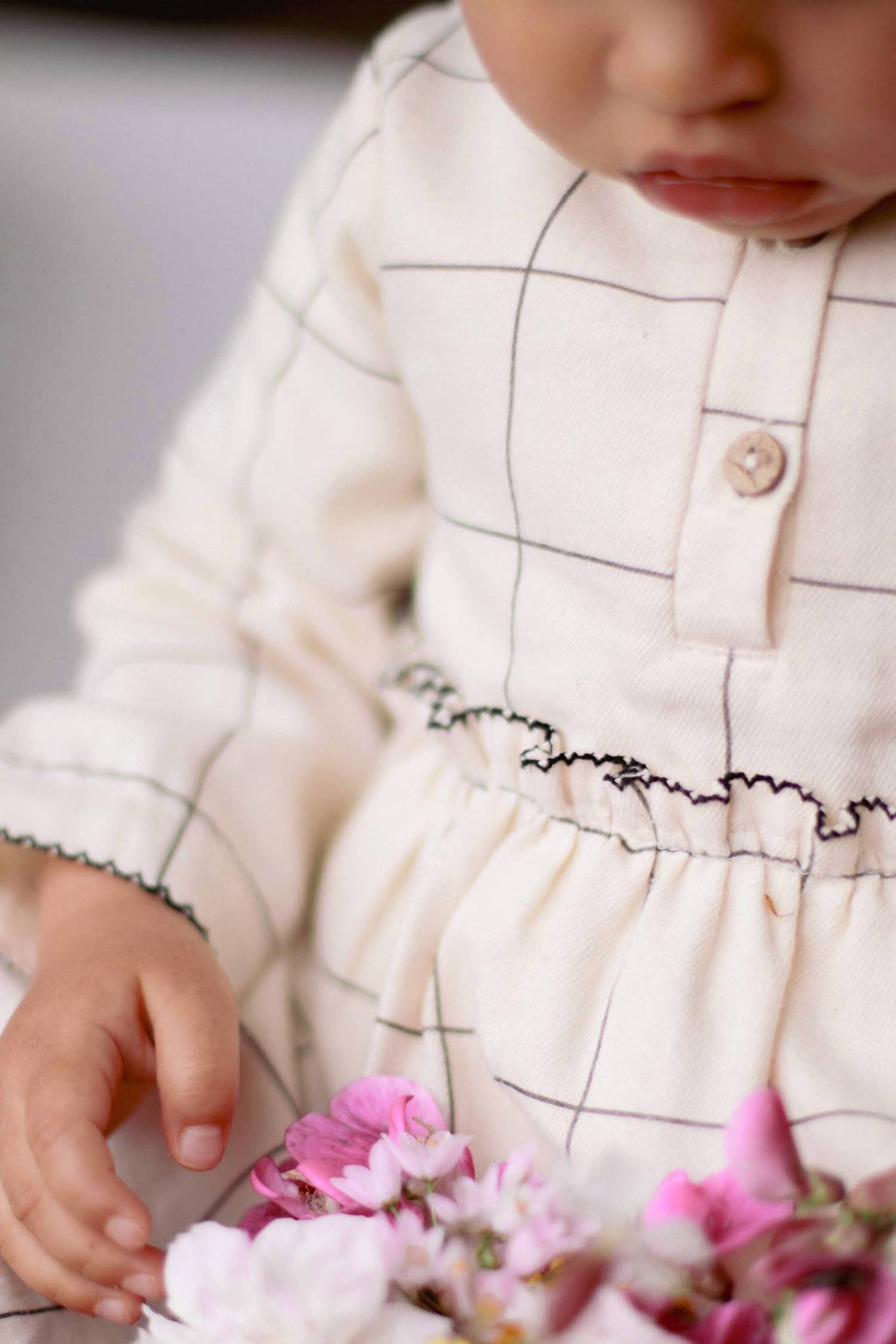 Eli & Nev - Girl's Check Patterned Dress