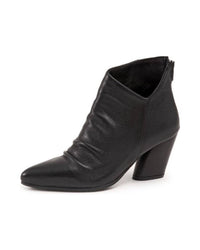 bueno Women's Fray Ankle Boots in black - women's shoe - detail view