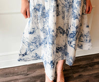 Dress Forum - Coastal Toile Midi Skirt