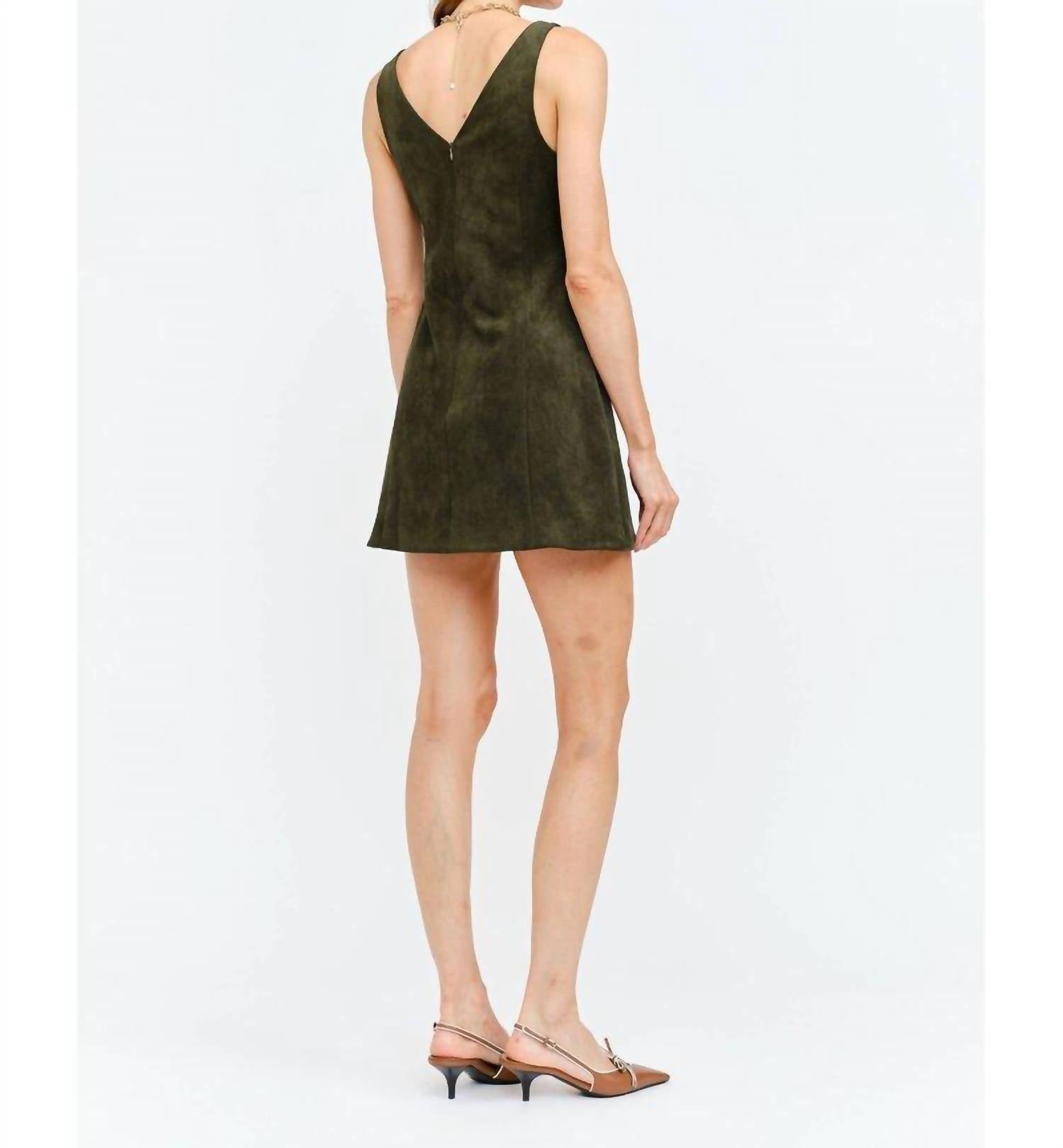 Sofie the Label Louisa Dress in olive - women's dress - view 4