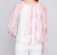 Charlie B - Island Time Chiffon Blouse