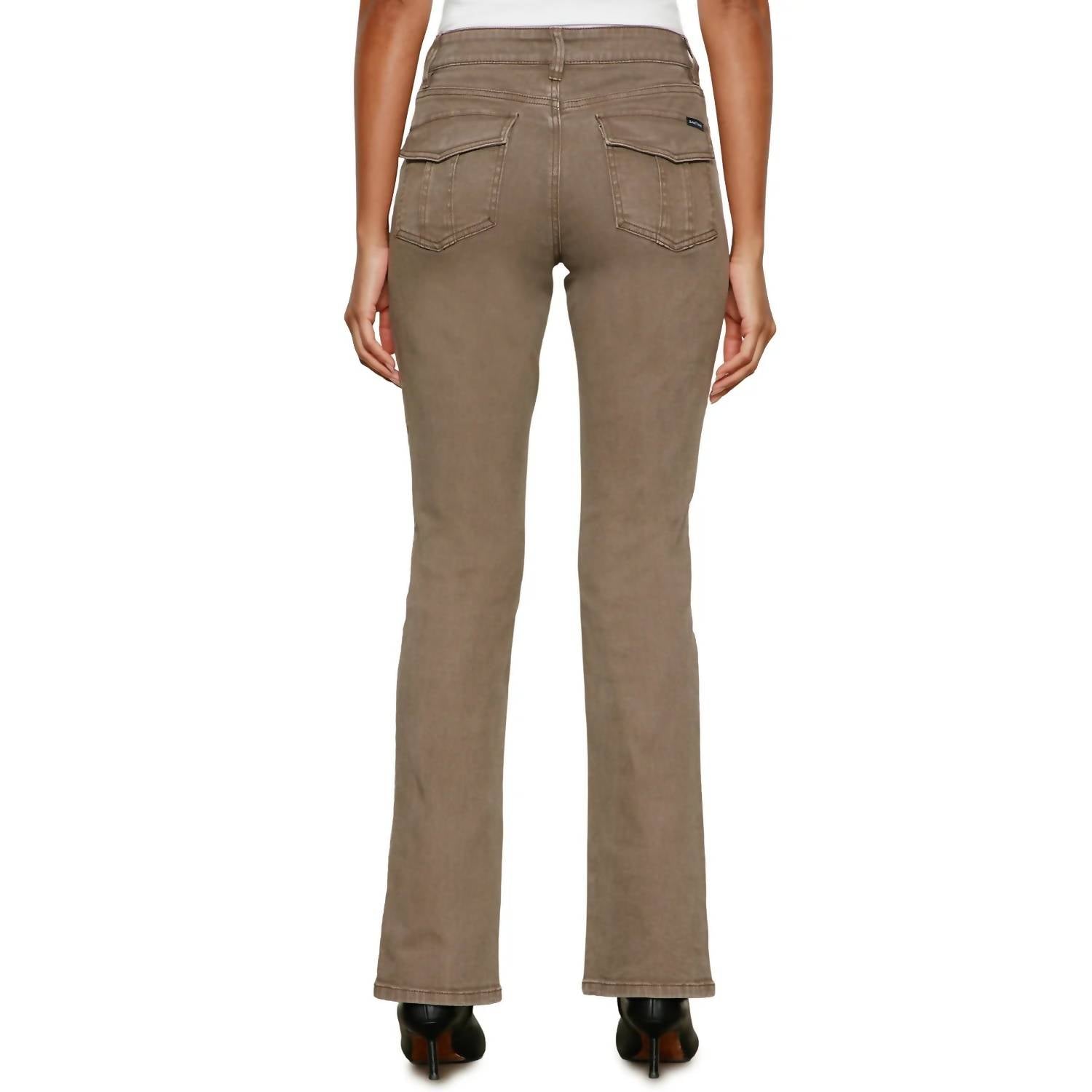 Sanctuary Hayden Bootcut Pants in morel - women's jeans - detail view