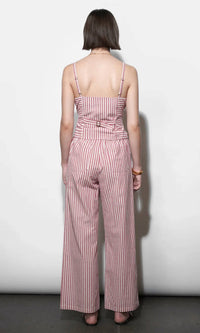 Greylin - Hellen Stripe Pull Up Drawstring Pants
