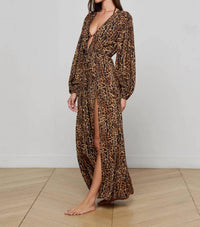 L'Agence - Sara Maxi Cover-Up Dress