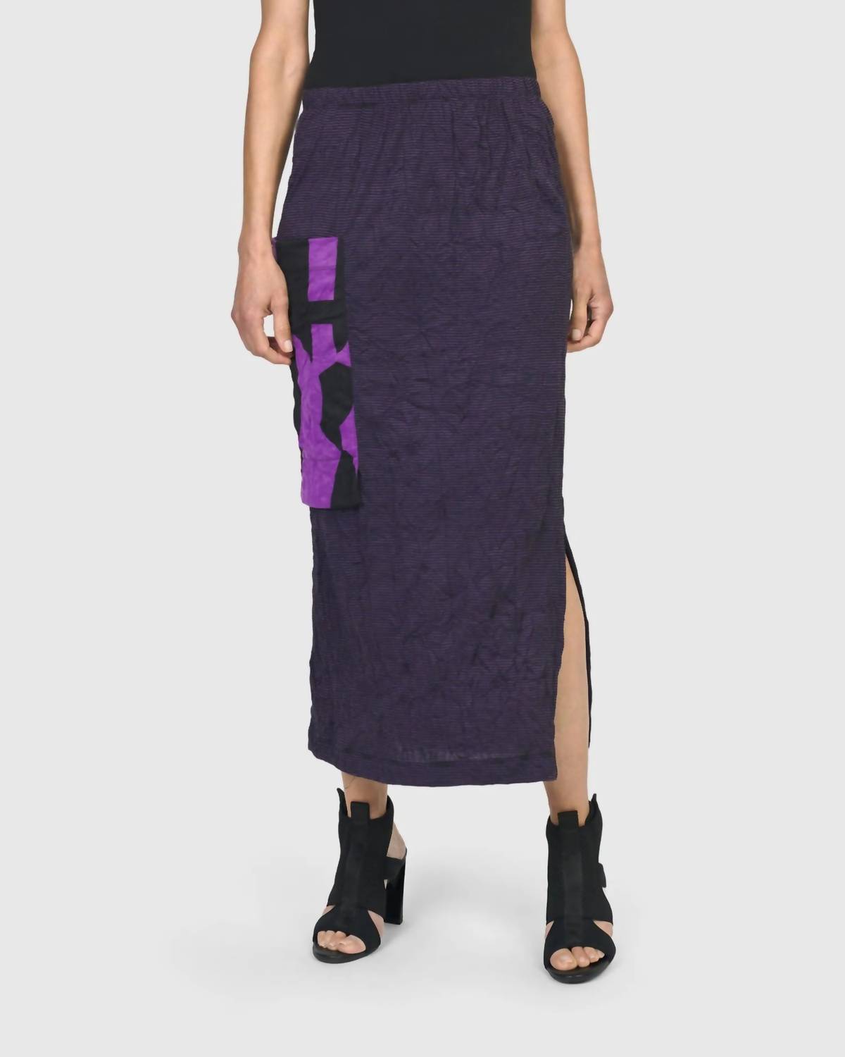 ALEMBIKA Asteroid Pencil Skirt in violet - women's skirt