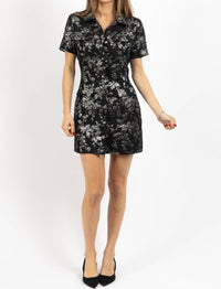 Fore Collection - Josie Jacquard Metallic Mini Dress