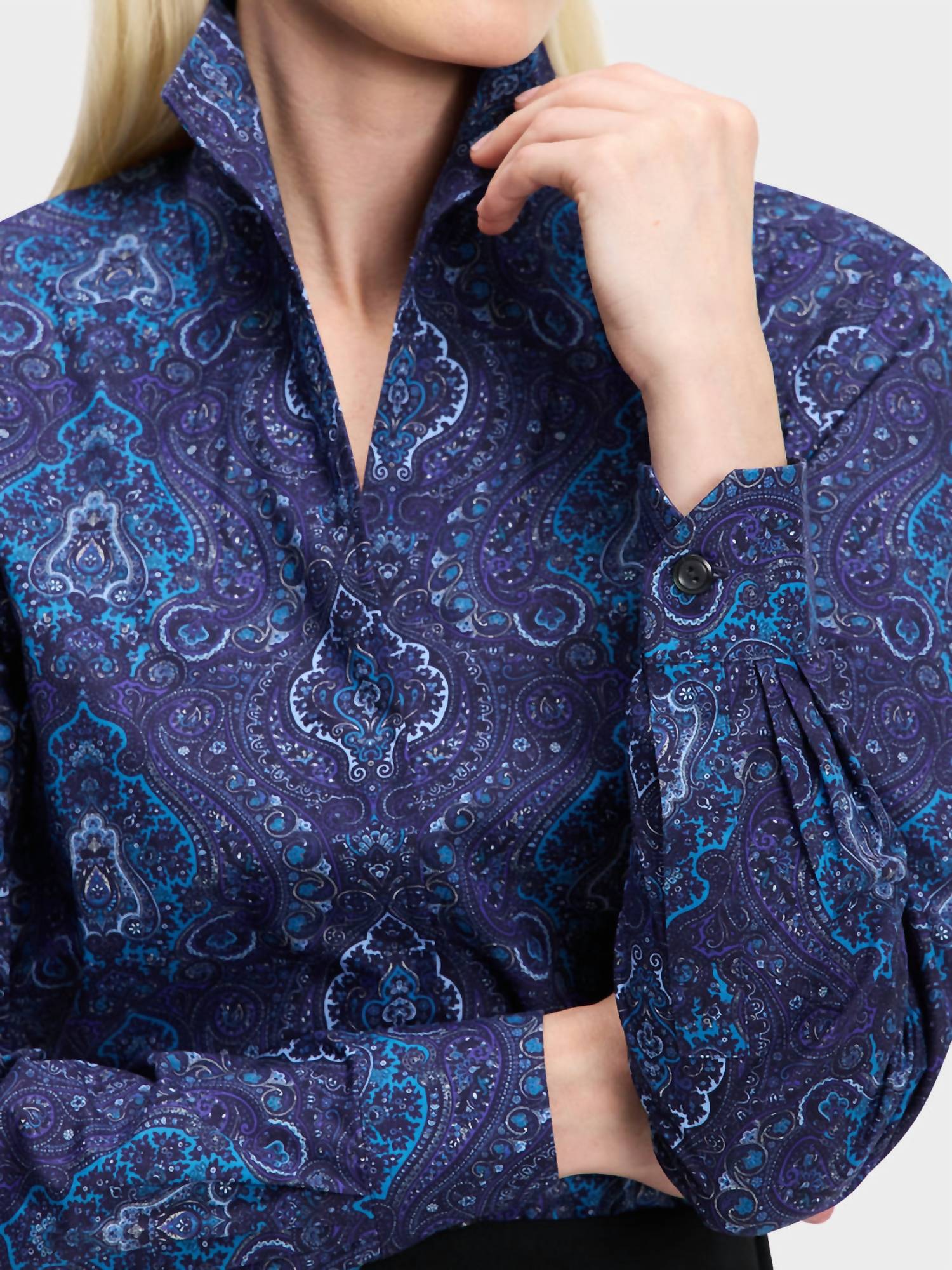 Sarah Alexandra - Indigo Girl Print Blouse